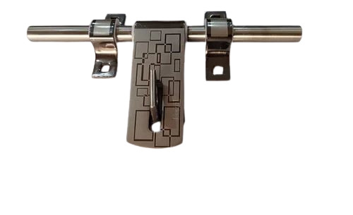 8 Inch Stainless Steel Door Aldrop - 16mm Thickness, Silver Chrome Finish, Anti Corrosion, Weather Resistant