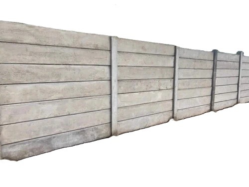 9 Feet RCC Readymade Compound Wall - Thickness 2", Grey, Prefab | Durable, Strong, Solid Rectangular Panel