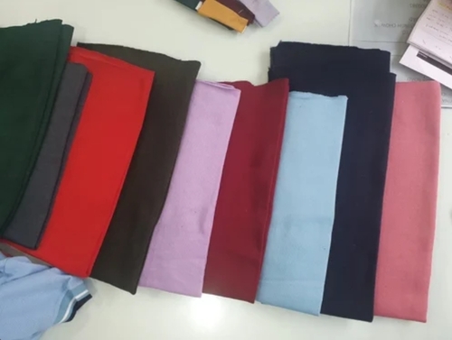 Air Jet Sinker Fabric - Polyester Viscose, Various Colors | Soft, Breathable, Durable Weave, Wrinkle Resistant, Lightweight