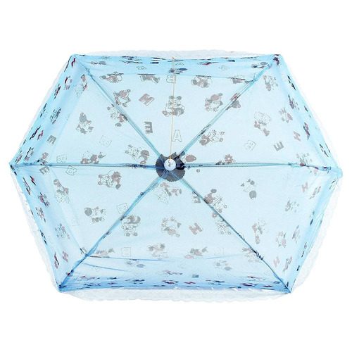 Blue Color Baby Printed Umbrella Mosquito Net