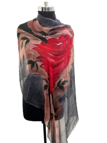 Fashion Stoles - Wool, Standard Size, Multicolor, Printed Pattern | Lightweight, Quick Dry, Neatly Stitched, Machine Made
