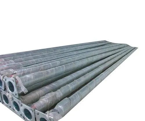 Gi Street Light Poles - GI Material, Silver Color, Polished Surface | Rust Protection, Weather Resistant, High Strength, Smooth Finish