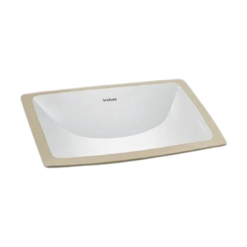 Hindware Granet Under Counter Basin - Ceramic 58x43 cm Silver | Glossy Finish Custom Size
