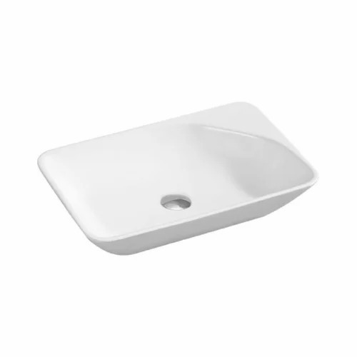 Hindware Marvel Table Top Basin - Ceramic 56x38x12 cm White | Good Quality Customizable Size