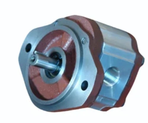 Hydraulic Gear Pump 5013 - Stainless Steel, Silver Red, 220 Volt | High Pressure, Leak Resistant, Smooth Operation, Compact Design