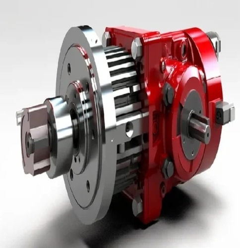 Hydraulics Gear Pump - Stainless Steel, Silver/Red, 220 Volt | High Pressure, Smooth Operation, Leak Resistant, Low Noise, Compact Design