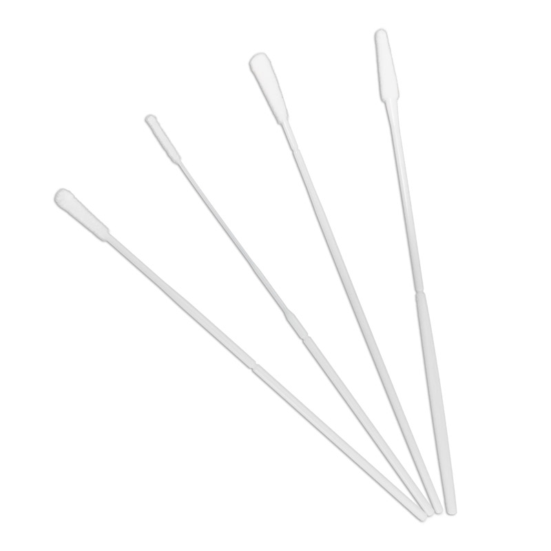 Individually Wrapped Disposable Sterile Specimen Collection Flocked Nylon Swabs - Shelf Life: 5 Years