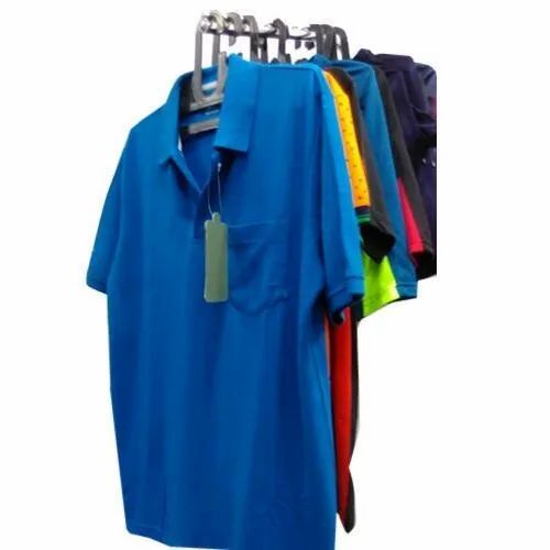 Men Hosiery Plain T Shirt - Hosiery Fabric, Multi Color, Half Sleeves, Regular Fit | V-Neck, Quick Dry, Comfortable Fit