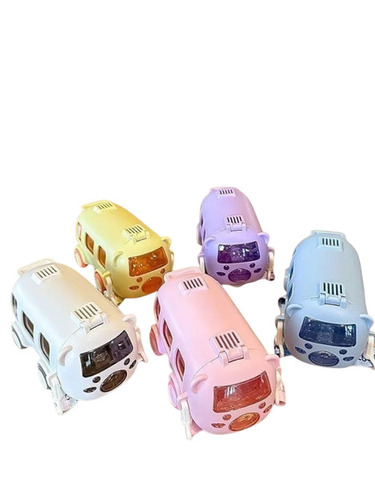 Straw Lid 600ml Kids Silicone Water Bottle With Stickers for School Use