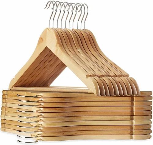 17 Inch Wooden Coat Hanger
