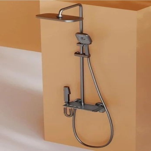 4 Function Wallmounted Rainfall Shower Set