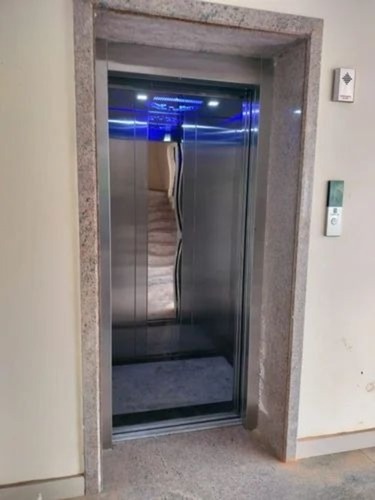 6 Persons Residential Passenger Elevator - Stainless Steel, With Machine Room, Electric Power Supply | For Buildings, Passenger Loading, Residential Use