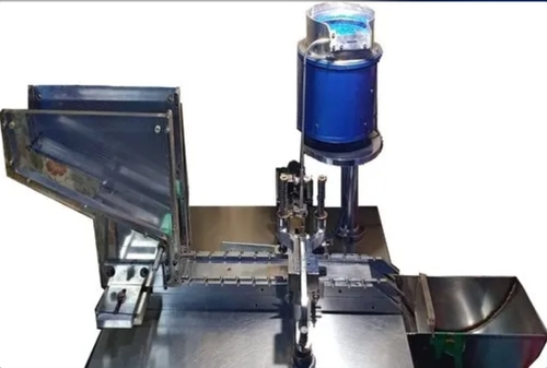 Automatic Ball Pen Making Machine - Mild Steel, Silver Blue, Fully Automatic System | High Output, Durable, Easy Handling, Low Maintenance, Compact Design, Simple Installation