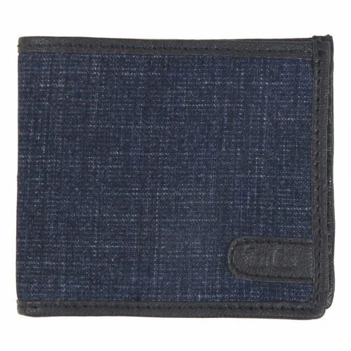 Blue Denim Combi Wallet - Denim, Foldable, Blue, 6 Card Slots | Durable, Fine Finished, Eco-Friendly
