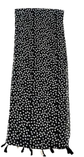 Fancy Chiffon Stoles - Color: Black & White