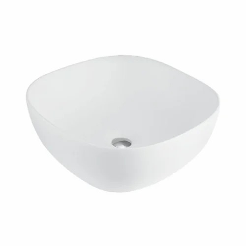 Hindware Amazon Mini Table Top Basin - Ceramic, 40x40x15 Cm, White | Good Quality, Custom Size