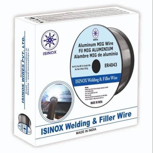 Isinox 4043 Aluminum Welding Wire - Aluminium Alloy 0.8mm, 5kg Roll | Multicolor Metal, Industrial Use