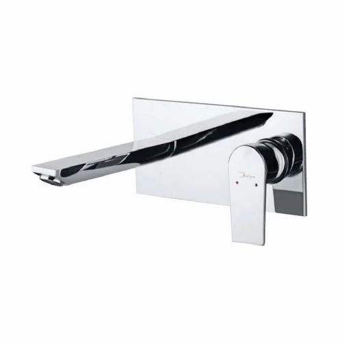 Jaquar Wall Mounted Single Lever Basin Mixer - Brass, Stainless Steel, Silver | Glossy Satin Finish, Custom Size