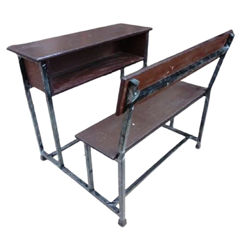 Junior School Desk - Standard Size Brown, Indian Origin | Durable, Eco-Friendly, Long Lasting School Bench