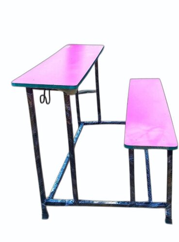 Mild Steel 3 Seater School Desk