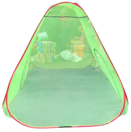Neon Green Foldable Mosquito Net for Single Bed
