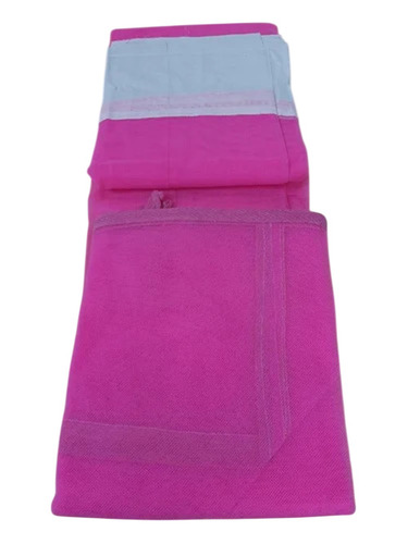 Pink Color Square Hanging Mosquito Net for Queen Size Bed - Polyester, Queen Size, Custom Colors | Breathable Mesh, Ceiling Hook, Full Bed Coverage