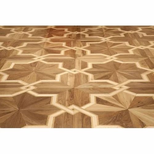 Plastic Vinyl Flooring - Plastic, .75 mm Thickness, Marble/Wooden Design, Mat Finish | Waterproof, Custom Size, Office & Residential Use