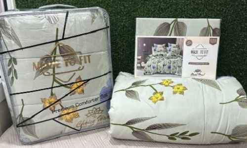 Polly Cotton Ac Quilt Bedding Set