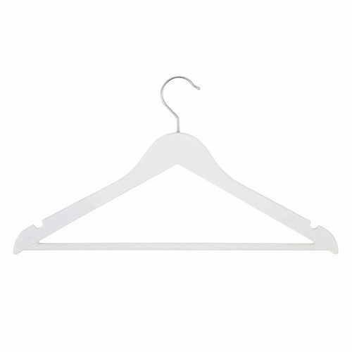 White Wooden Coat Hanger