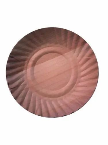 10 Inch Disposable Paper Plate - Paper 10 Inch Brown 80 GSM | Eco-Friendly Lightweight Event and Party Supplies