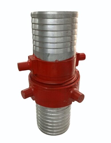 4 Inch Fire Suction Hose Coupling - Steel Standard Size Silver | Durable Box Packaged Industrial Use