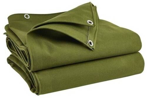 Canvas Cloth Hdpe Tarpaulin - Canvas Standard Size Green | Durable Handwash Industrial Use