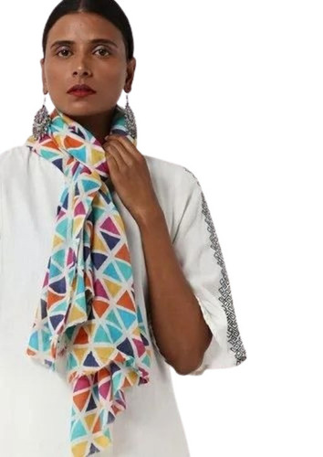 Cashmere Stoles - Wool, Standard Size, Multicolor | Lightweight, Quick Dry, Neatly Stitched, Printed Pattern