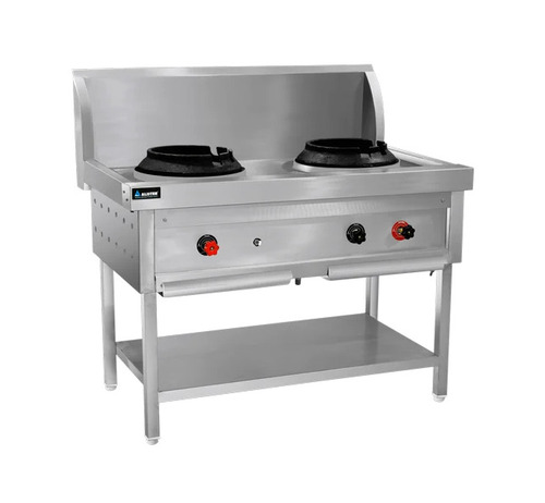 Chinese Two Burner Cooking Range - Application: Commercial Kitchen