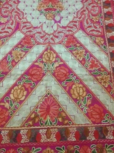 Embroidered Pashmina Shawl - Color: Multicolor