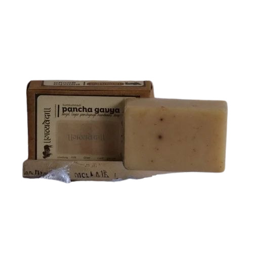Herbal Ayurvedic Bath Soap - Yellow Bar, Handmade | Natural Fragrance, No Side Effects, Middle Foam