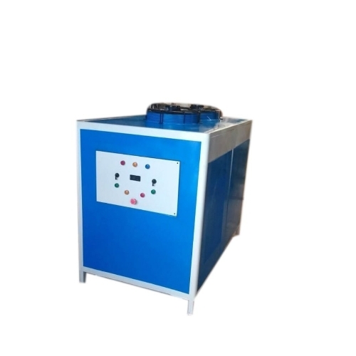 Industrial Water Chiller - Metal Rectangular Polished Blue | Automatic Water-Cooled Heavy-Duty Corrosion Resistant 240V