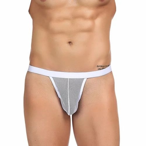 Mens Underwear - Mesh Material, Sizes S-XXXL, Gray | Breathable, Skin-Friendly, No Marks