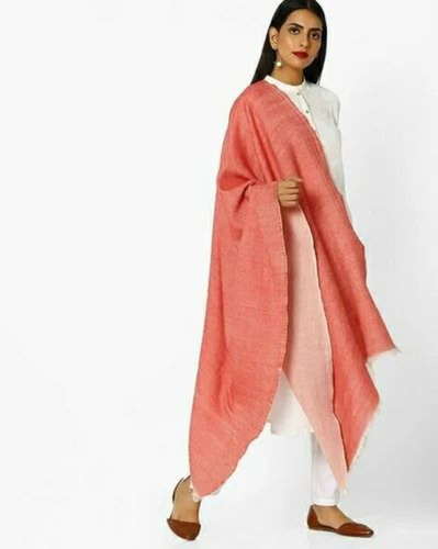 Plain Stoles - Silk, Standard Size, Red, Lightweight Quick Dry | Neatly Stitched, Machine Made, Fashion Stoles