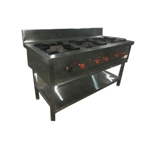 Three Burner Range - Color: Silver