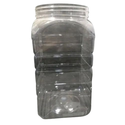 2 Kg Plastic Pet Jar - Polyethylene Terephthalate 2 Kg Transparent | Durable Lightweight Rigid