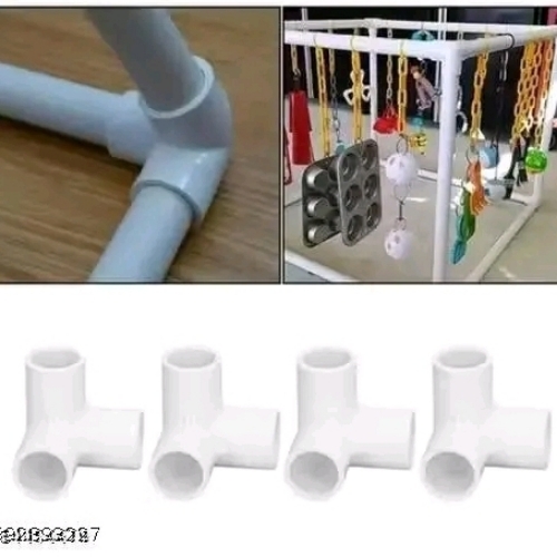 3 Way UPVC Elbow - UPVC White Smooth Finish | Corrosion and Chemical Resistant Easy to Install