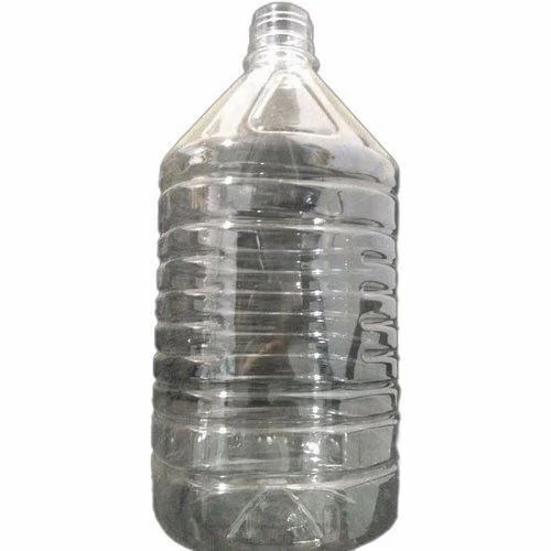 5 Ltr Pet Thinner Bottle - PET, 5 Liter, Transparent | Durable, Lightweight, Leak-Proof, Screw Cap