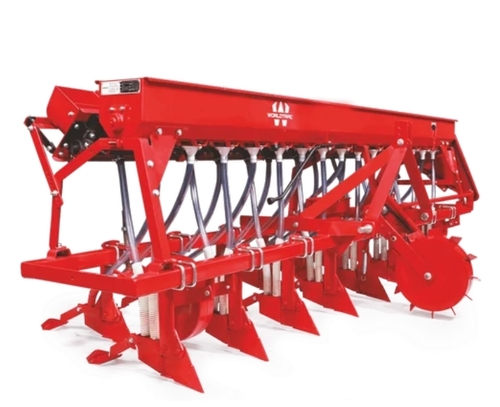 Agriculture Seed Cum Fertilizer Drill Sowing Machine - Stainless Steel, 12 HP, 220V | Automatic Grade, Silent Operation, Durable Design