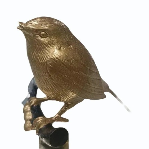 Decorative Metal Bird Standing On Branch