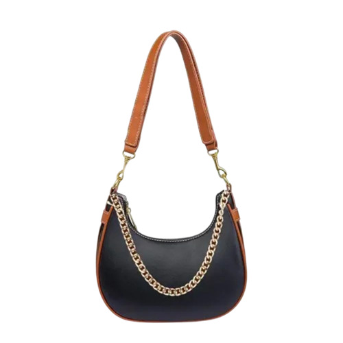 Designer Ladies Sling Bags - PU Material, Customized Size, Black | Moisture Proof, Shock Resistance, Shoulder Length Handle