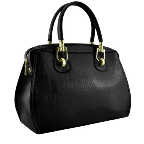 Ladies Plain Leather Handbag