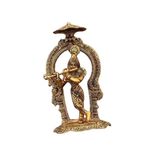 Metal Krishna God Statue