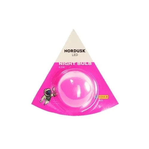 Nordusk Nova B 0.5 Watt Pink Led Night Bulb
