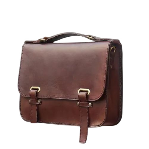 Rectangular Leather Office Bag